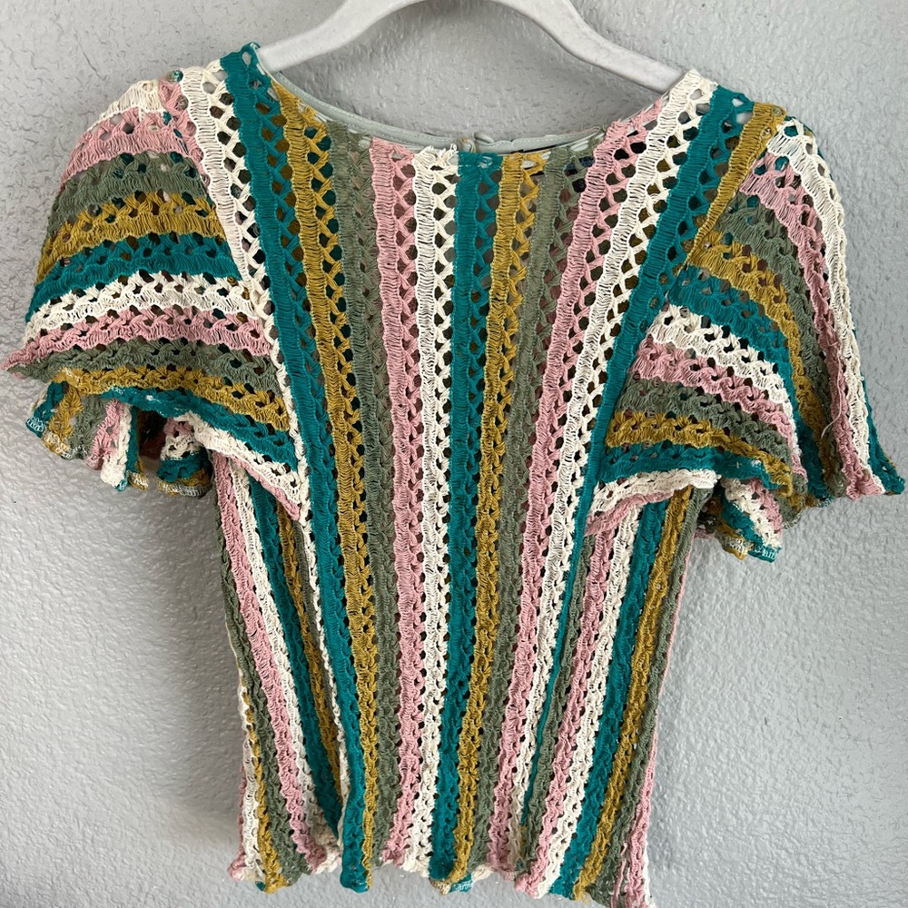 Anthropologie Eva Franco Candy Striped Top